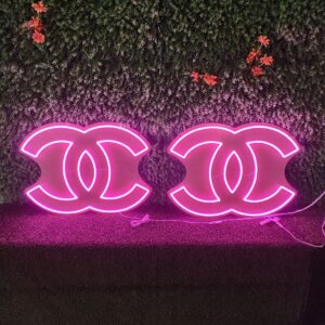 light pink neon led and silicone cover